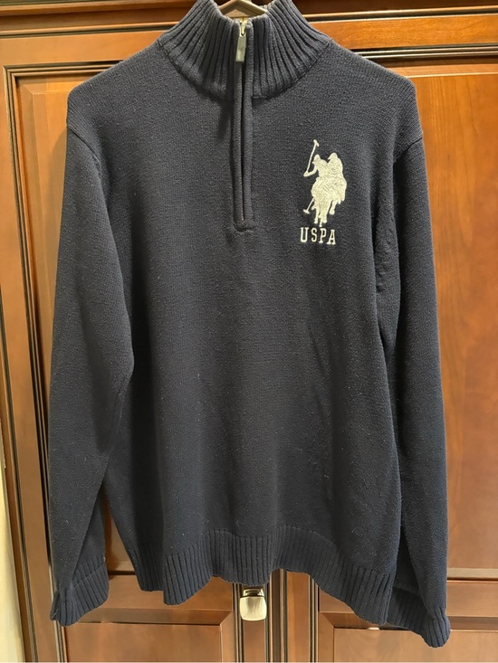 U.S. Polo Assn. Other - U.S. Polo ASSN Men's Knit Quarter‎ Zip Dark Navy - S